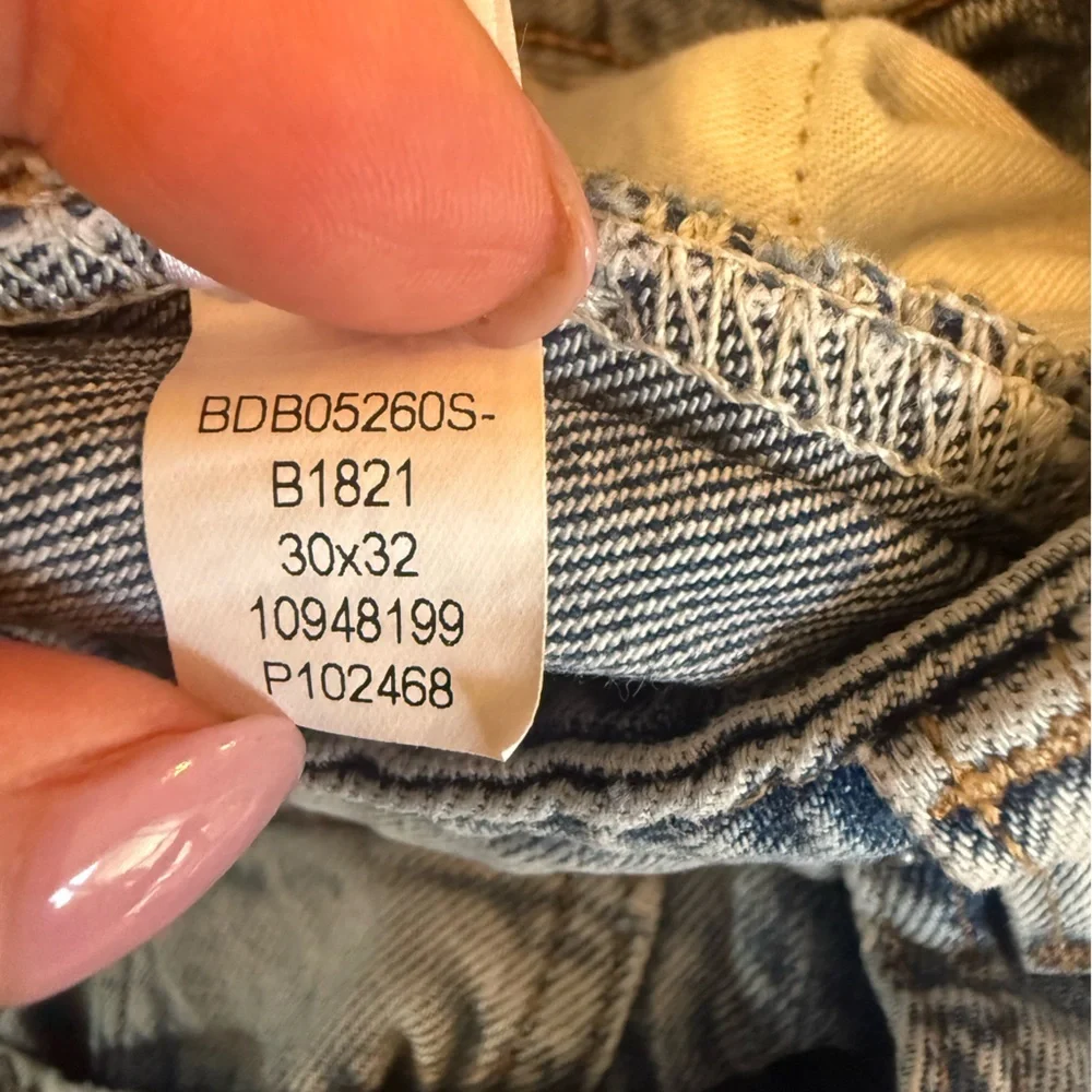 Bonobos Blue Straight Jeans Classic Denim Tence‎ 30x 32 light wash